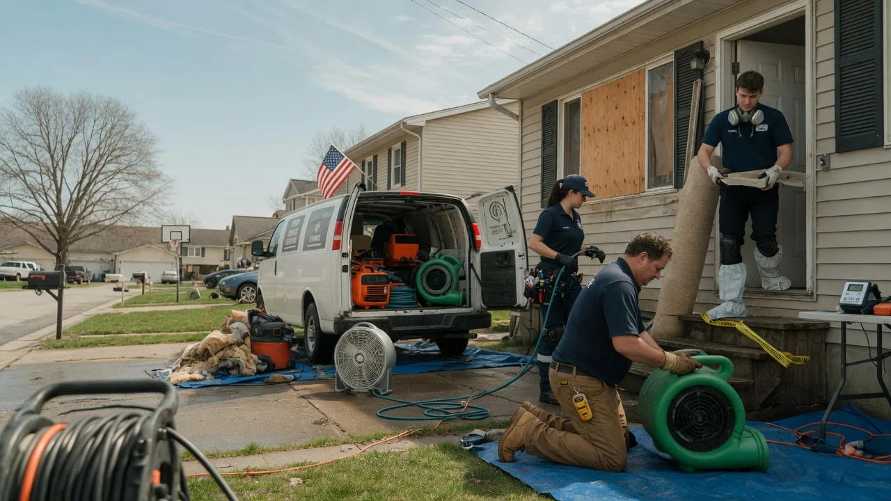 Water Damage Restoration in Madison, IL near me
